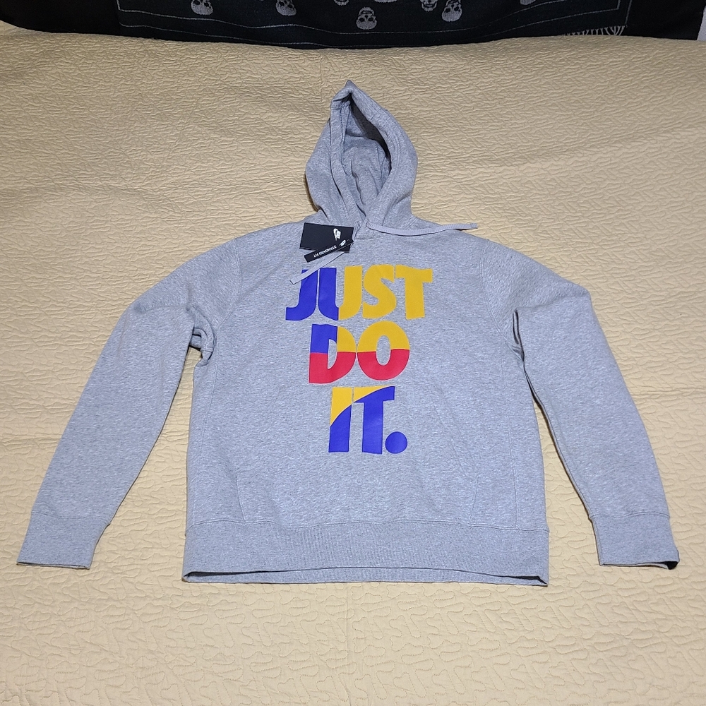 Nike "Just Do It" pullover hoodie size M - Picture 3 of 7